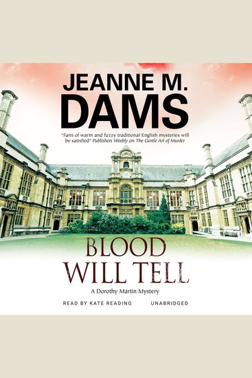 Blood Will Tell - cover