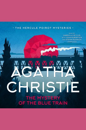 The Mystery of the Blue Train - cover