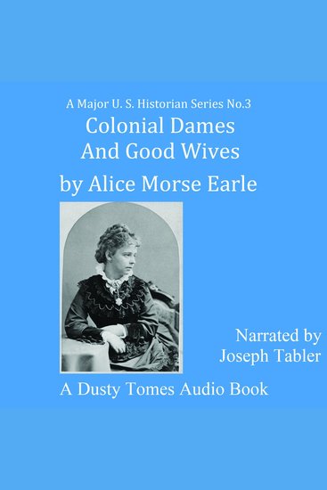 Colonial Dames and Good Wives - cover
