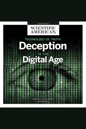 Technology vs Truth - Deception in the Digital Age - cover