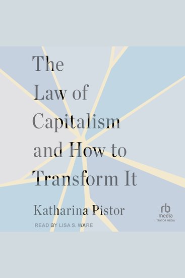 The Law of Capitalism and How to Transform It - cover
