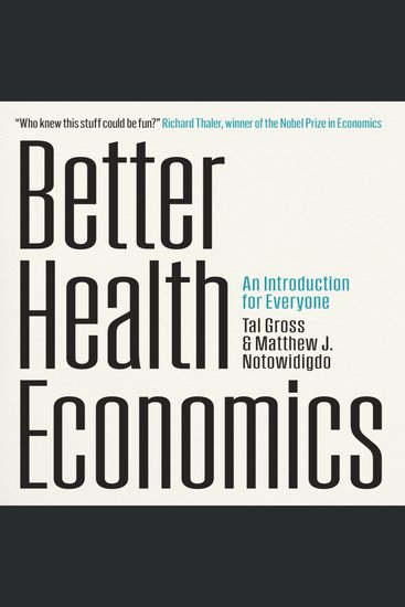 Better Health Economics - An Introduction for Everyone - cover