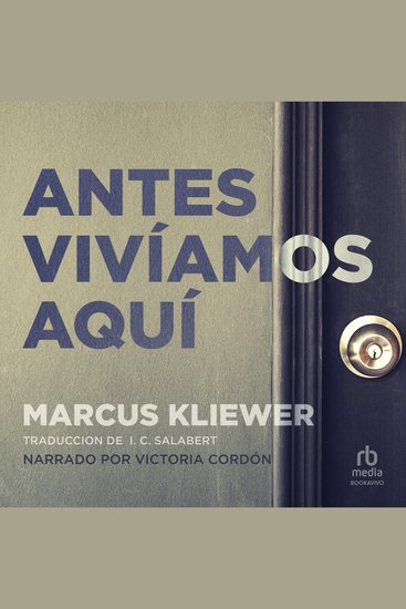 Antes vivíamos aquí - cover