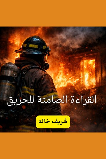 القراءة الصامتة للحريق - cover