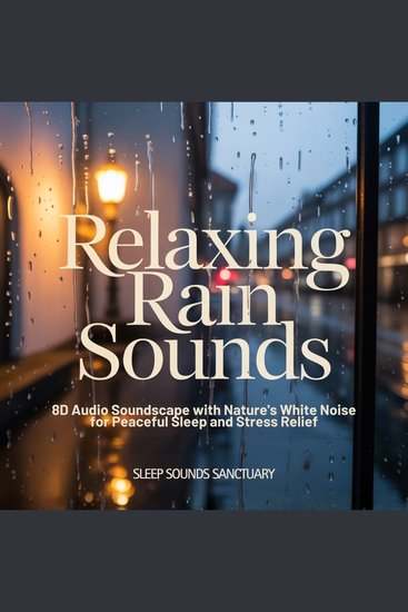 Relaxing Rain Sounds - 8D Audio Soundscape with Nature’s White Noise for Peaceful Sleep and Stress Relief - cover