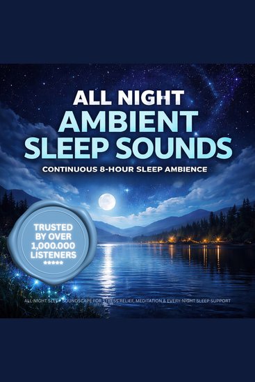 All Night Ambient Sleep Sounds | Continuous 8-Hour Sleep Ambience for Deep Sleep & Relaxation - All-Night Sleep Soundscape for Stress Relief Meditation & Every-Night Sleep Support - cover