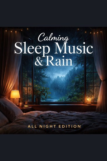 Calming Sleep Music & Rain - All Night Sleep Edition - Continuous Ambient Sleep Sounds - cover