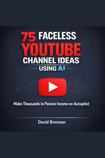75 Faceless YouTube Channel Ideas Using AI - Make Thousands in Passive Income on Autopilot - cover