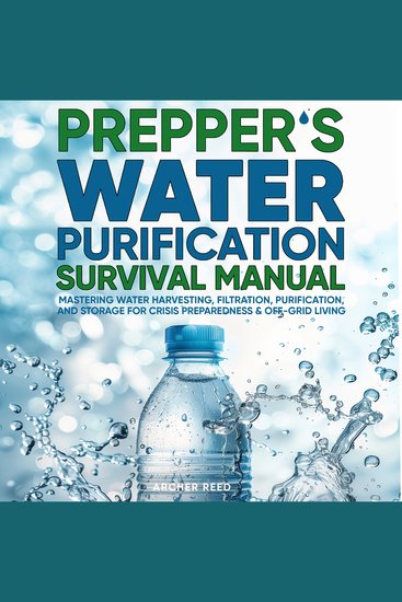 Prepper’s Water Purification Survival Manual - Mastering Water Harvesting Filtration Purification and Storage for Crisis Preparedness & Off-Grid Living - cover
