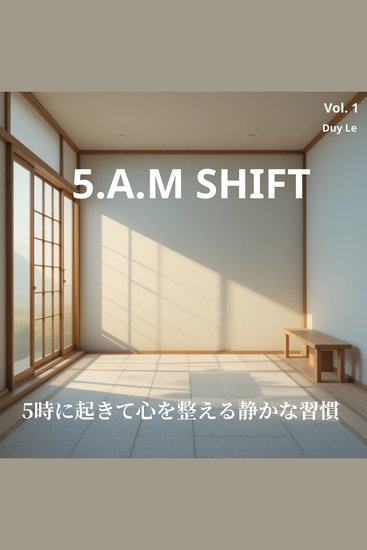 5am shift - 5時に起きて心を整える静かな習慣 - cover