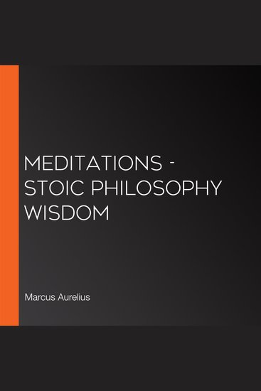 Meditations - Stoic philosophy Wisdom - cover