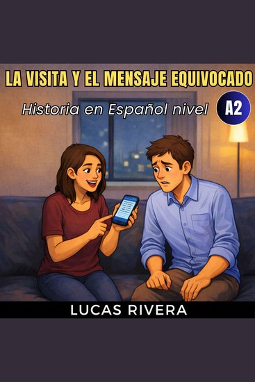 La visita y el mensaje equivocado – Historia en Español A2 (Spanish Story for A2 Learners) - cover