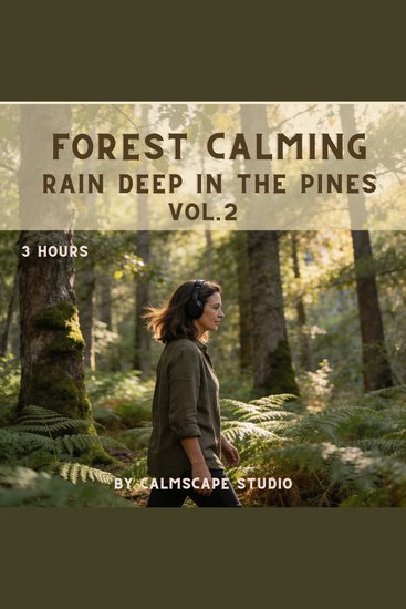 Forest Calming: Rain Deep in the Pines Vol 2 - cover