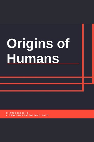 Origins of Humans - cover