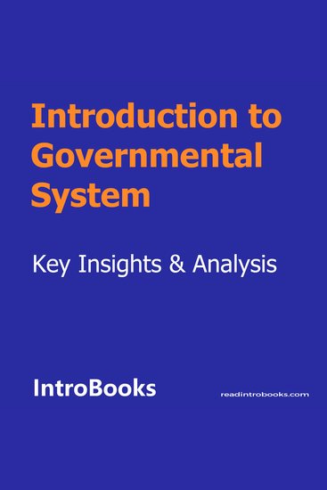 Introduction to Governmental System - cover