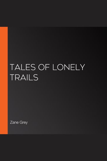 Tales Of Lonely Trails - cover