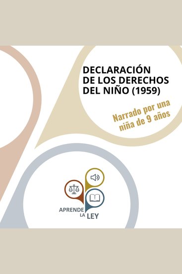 Declaración de los derechos del niño - (1959) - cover