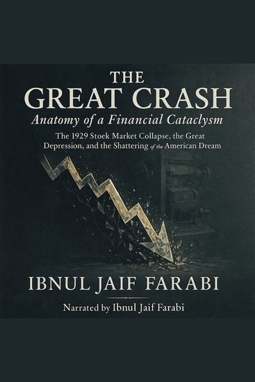 Great Crash The: Anatomy of a Financial Cataclysm - The 1929 Stock Market Collapse the Great Depression and the Shattering of the American Dream - cover