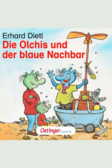 Die Olchis und der blaue Nachbar - Hörspiel - cover