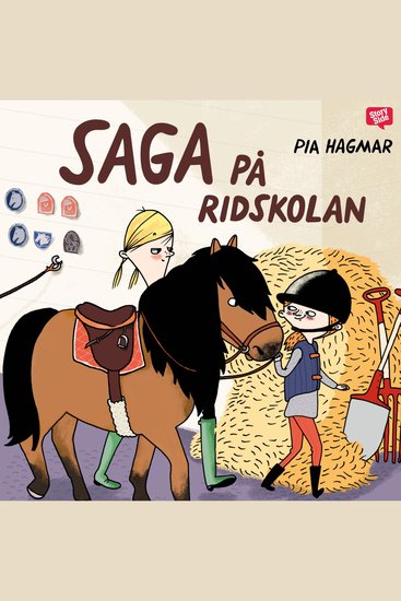 Saga på ridskolan - cover