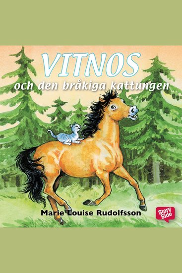 Vitnos och den bråkiga kattungen - cover