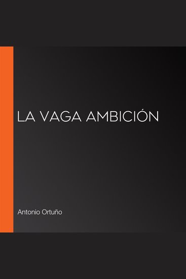 La vaga ambición - cover
