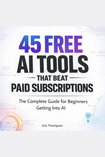 45 Free AI Tools That Beat Paid Subscriptions - The Complete Guide for Beginners Getting Into AI - cover