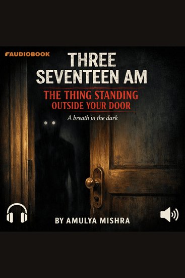 THREE SEVENTEEN AM - THE THING STANDING OUTSIDE YOUR DOOR A breath in the dark - cover