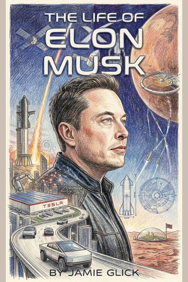 The Life of Elon Musk - From South Africa to SpaceX Tesla and the Future of Technology - cover