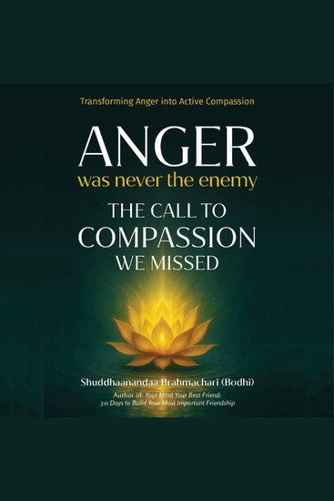 Anger Was Never The Enemy - The Call To Compassion We Missed - cover