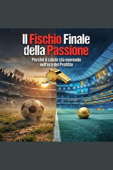 Il Fischio Finale della Passione - Perchè il calcio sta morendo nell'era del Profitto - cover