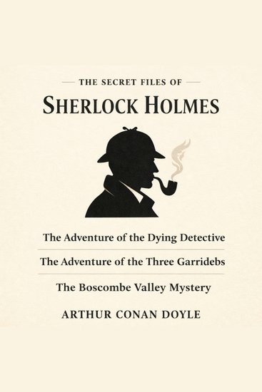 The Secret Files of Sherlock Holmes - The Adventure of the Dying Detective The Adventure of the Three Garridebs and The Boscombe Valley Mystery - cover