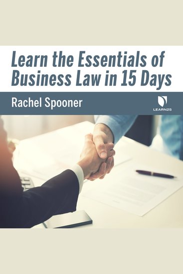 Learn the Essentials of Business Law in 15 Days - cover