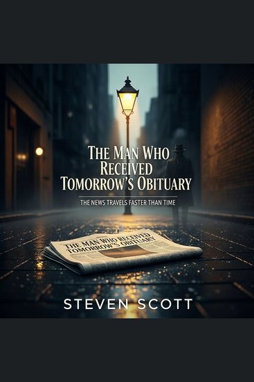 The Man Who Received Tomorrow’s Obituary - The News Travels Faster Than Time - cover