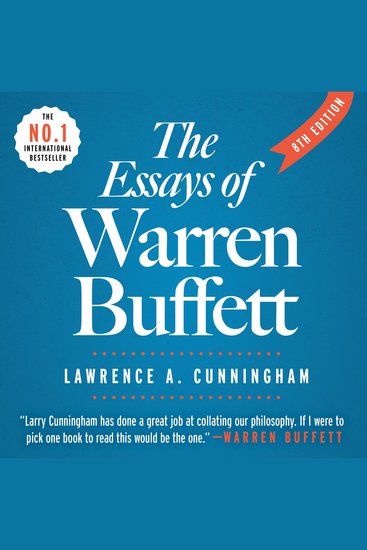 Essays of Warren Buffett The - 8th ed - cover