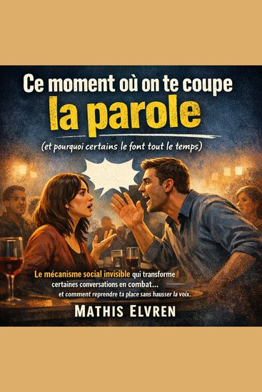 Ce moment où on te coupe la parole (et pourquoi certains le font tout le temps) - Le mécanisme social invisible qui transforme certaines conversations en combat… et comment reprendre ta place sans hausser la voix - cover
