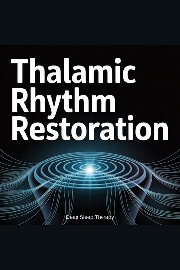 Thalamic Rhythm Restoration - Deep Brain Frequency Patterns That Rebuild Natural Sleep Architecture - cover