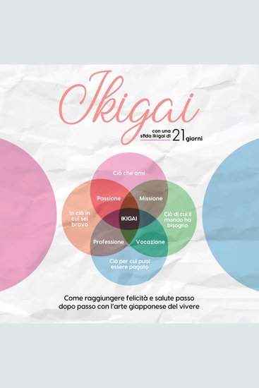 Ikigai: Come raggiungere felicità e salute passo dopo passo con l'arte giapponese del vivere – con una sfida Ikigai di 21 giorni - cover
