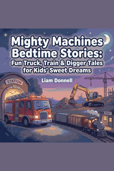 Mighty Machines Bedtime Stories: Fun Truck Train & Digger Tales for Kids' Sweet Dreams - cover