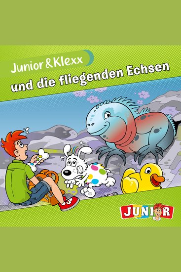 Junior & Klexx Band 23: Junior & Klexx und die fliegenden Echsen (Ungekürzt) - cover