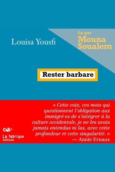 Rester barbare - cover