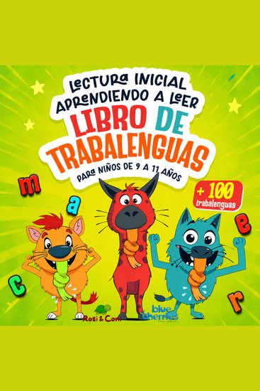 Lectura inicial Aprendiendo a leer: Libro de Trabalenguas para Niños 9-11 años - cover