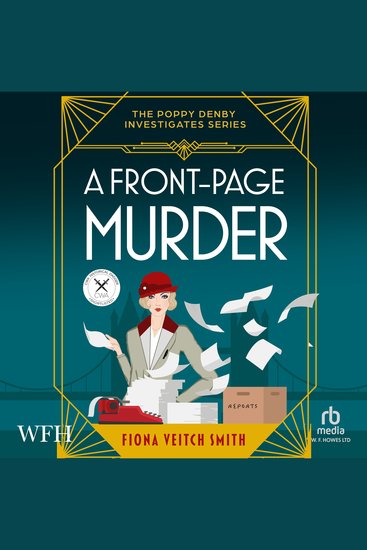 A Front-Page Murder - Poppy Denby Investigates Book 1 - cover