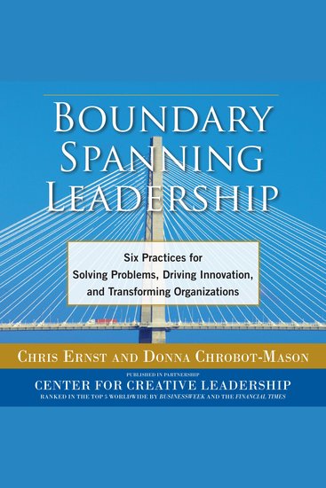 Boundary Spanning Leadership - Six Practices for Solving Problems Driving Innovation and Transforming Organizations - cover