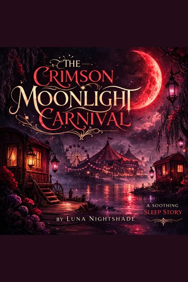 The Crimson Moonlight Carnival - A Dark Whimsical Sleep Story - cover