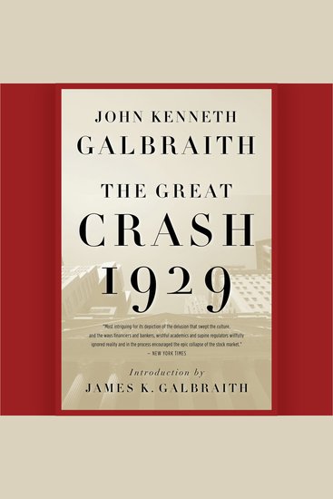 The Great Crash 1929 - cover