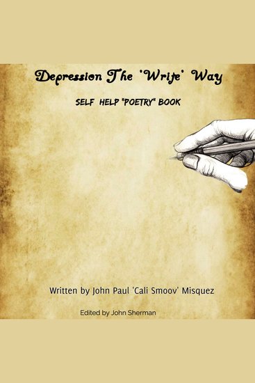 Depression The 'Write' Way : A Self Help Poetry Book - Depression the write way Depression the right way - cover