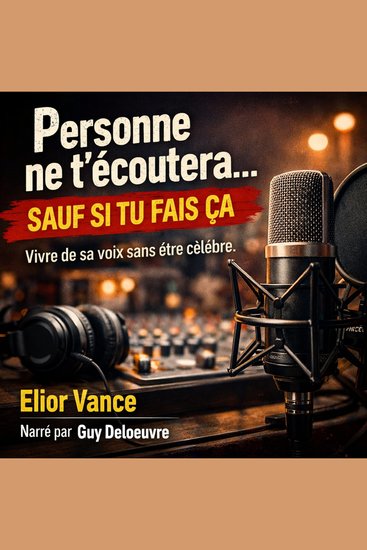 Personne ne t’écoutera… sauf si tu fais ça : vivre de sa voix sans être célèbre - cover