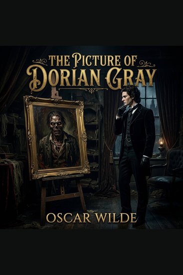 The Picture of Dorian Gray - A chilling masterpiece of Philosophical Fiction where a young man trades his soul for eternal youth while his hidden portrait bears the terrifying scars of his sins - cover