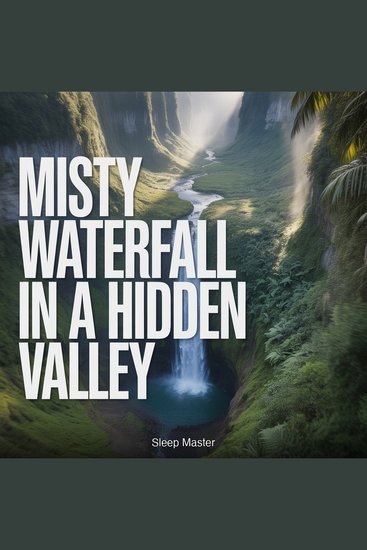 Misty Waterfall in a Hidden Valley - Powerful Cascading Water White Noise for Deep Sleep and Total Relaxation - cover